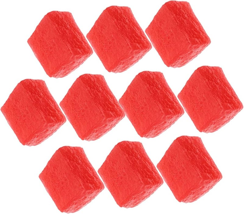 Realistic Watermelon Slice Model Fake Fruit Decoration 10Pcs For Photography Props Home Ornaments - Image 1